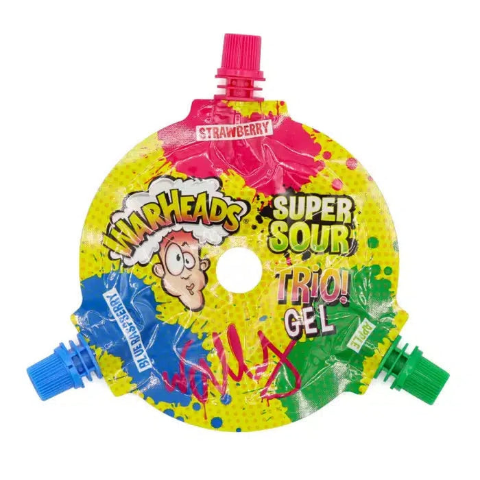 Warheads Super Sour Trio Gel Wheel 51g