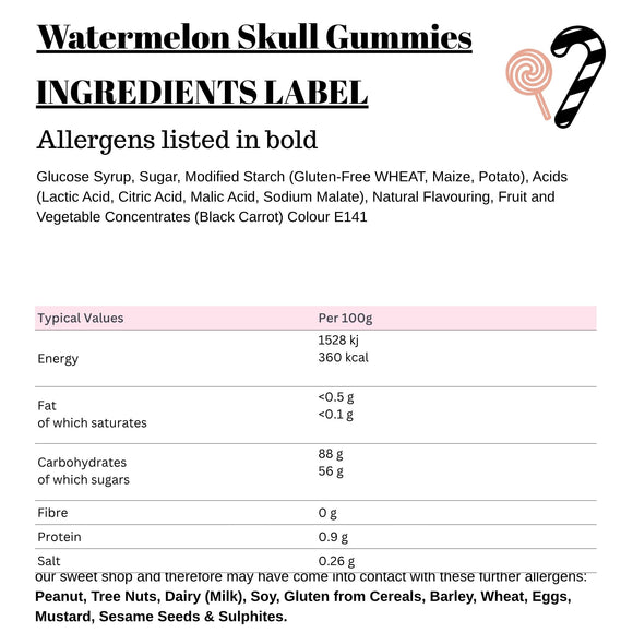 Watermelon Skull Gummies