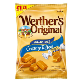 Werther's Original Sugar Free Creamy Toffees 65g