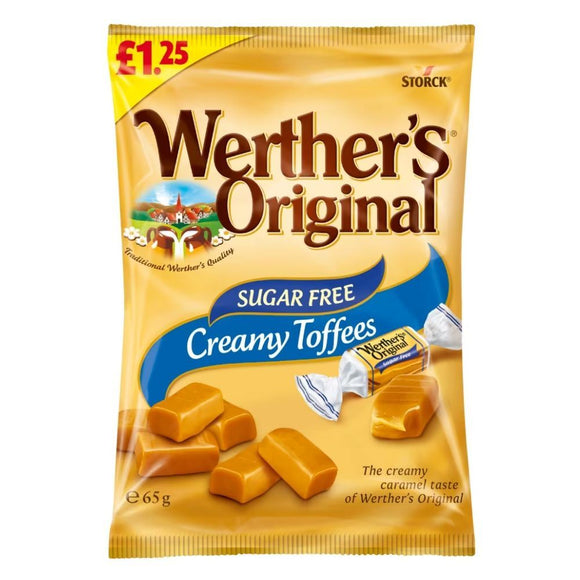 Werther's Original Sugar Free Creamy Toffees 65g