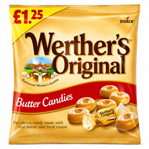 Werther's Original Traditional Butter Candies 110g PMP