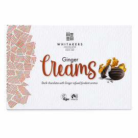 Whitakers Dark Chocolate Ginger Fondant Creams 150g