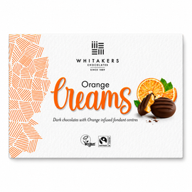 Whitakers Dark Chocolate Orange Fondant Creams 150g