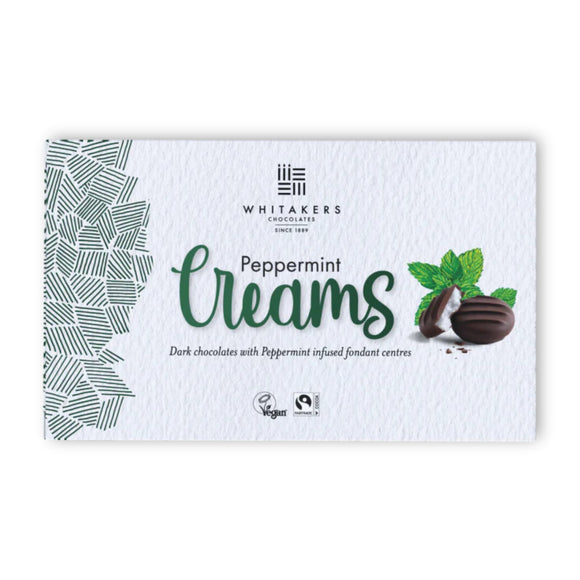 Whitakers Dark Chocolate Peppermint Fondant Creams 150g