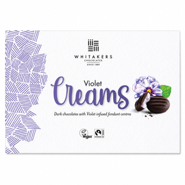 Whitakers Dark Chocolate Violet Fondant Creams 150g