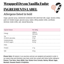 Wrapped Devon Vanilla Fudge
