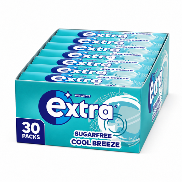 Wrigley's Extra Cool Breeze Sugar Free Chewing Gum