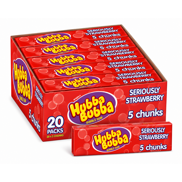 Wrigley's Hubba Bubba Strawberry Bubble Gum
