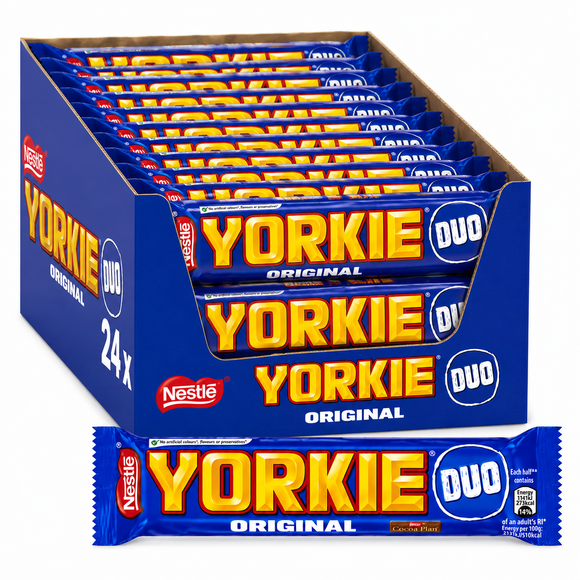 Yorkie Milk Chocolate Duo Bar 72g