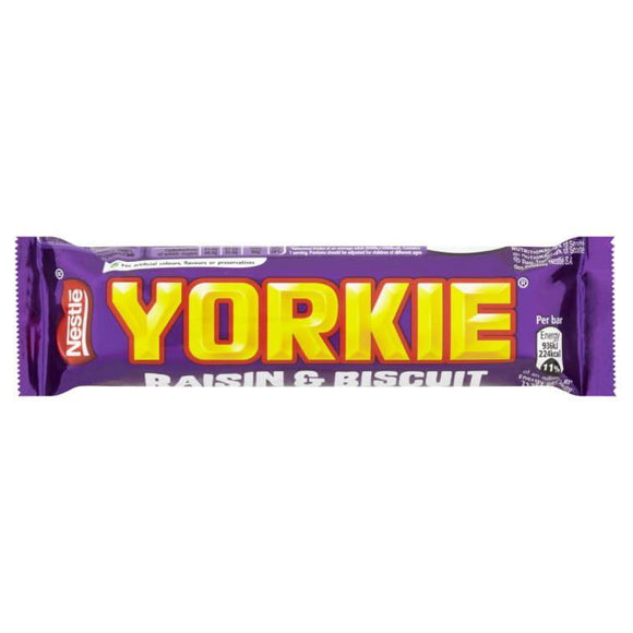Yorkie Raisin & Biscuit Milk Chocolate Bar 44g
