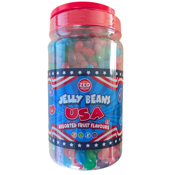 Zed Candy Assorted Jelly Beans Jar 908g