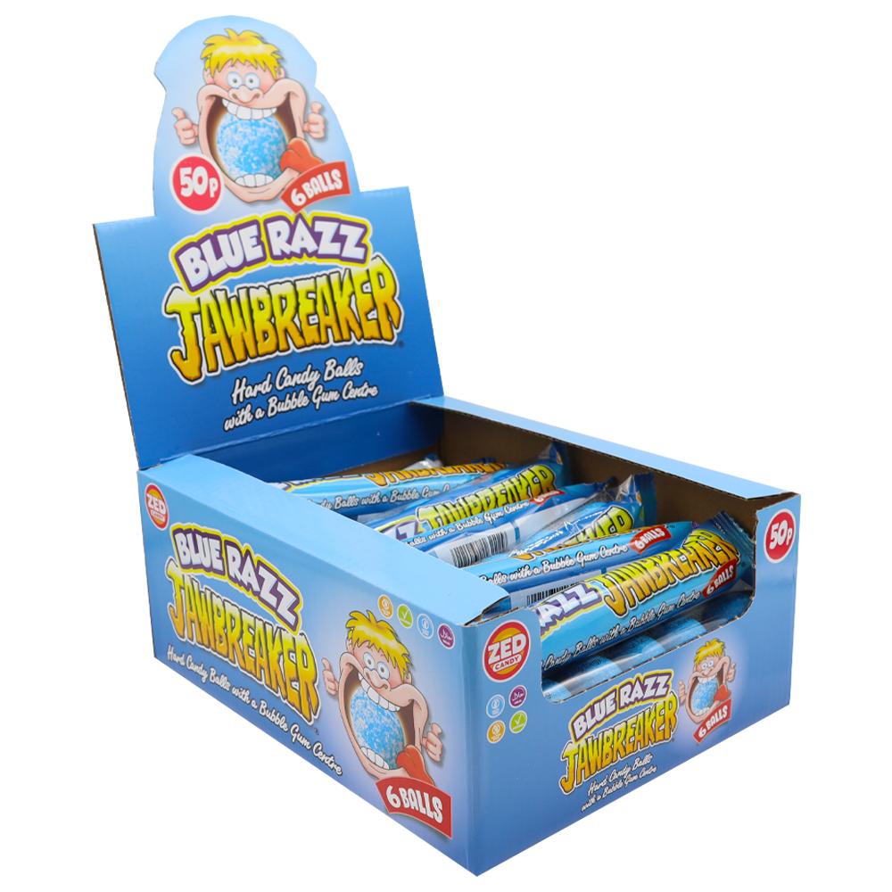 Zed Candy Blue Razz Jawbreaker 6 Ball Pack 49.5g – Giant Bradley's ...
