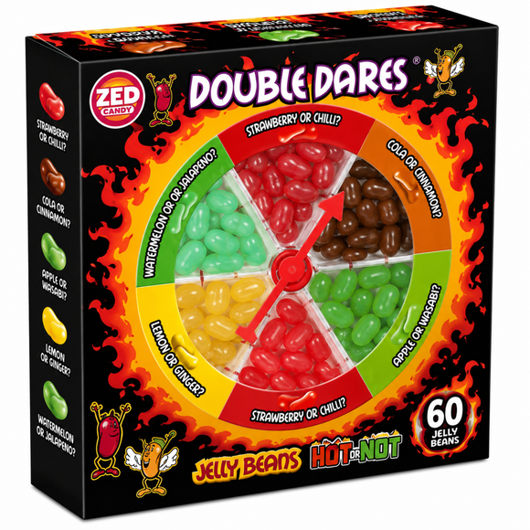 Zed Candy Double Dares Hot or Not Jelly Bean Game 100g
