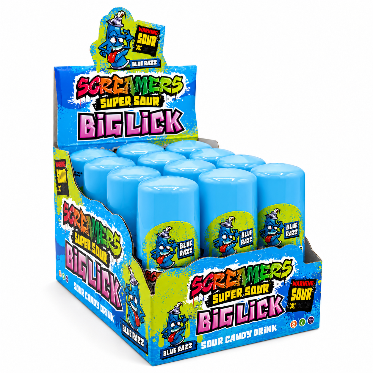Zed Candy Screamers Blue Razz Big Lick 60ml