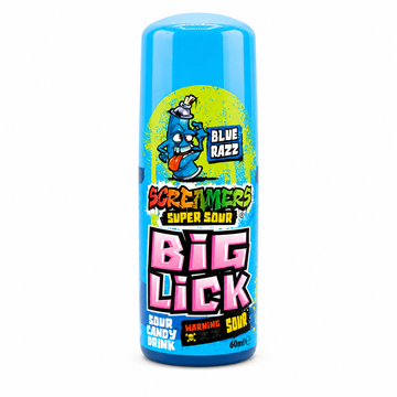 Zed Candy Screamers Blue Razz Big Lick 60ml