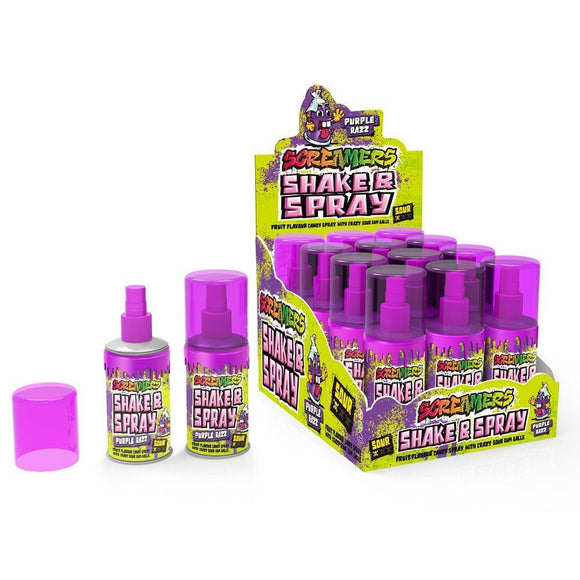Zed Candy Screamers Purple Raspberry Shake & Spray 60ml