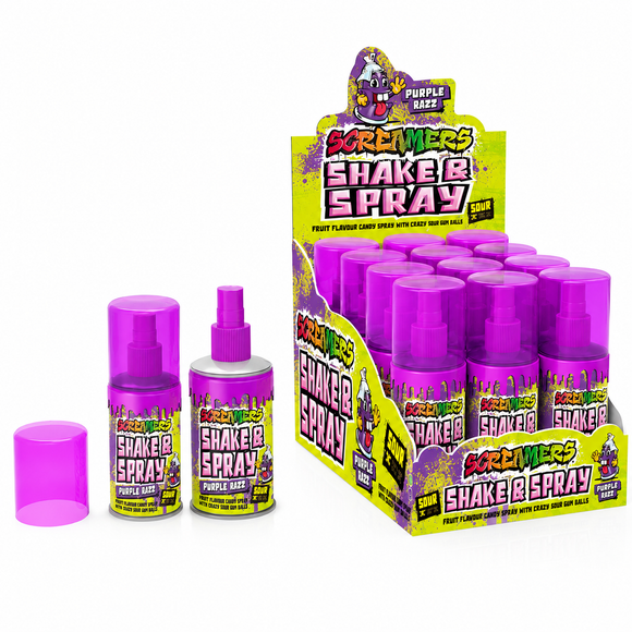 Zed Candy Screamers Purple Raspberry Shake & Spray 60ml