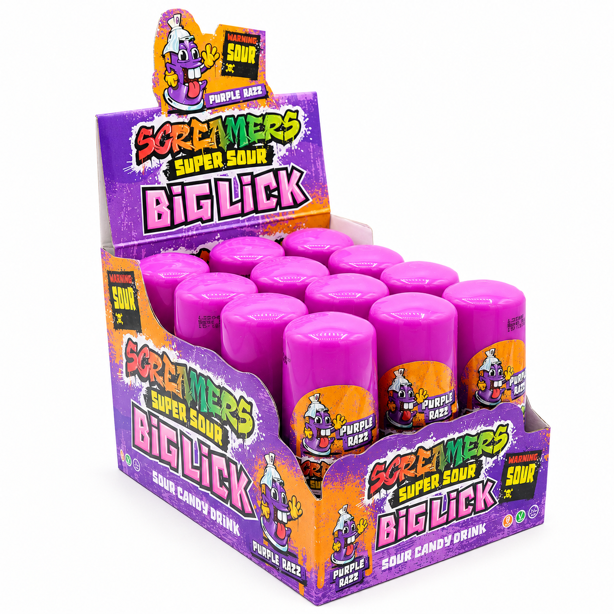 Zed Candy Screamers Purple Razz Big Lick 60ml