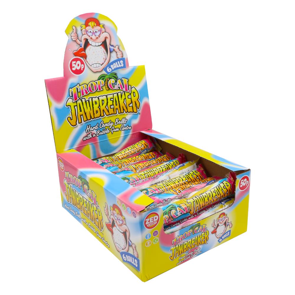 Candy Sweet and Glory - Zed Candy Tropical Jawbreaker 6 Pack 49.5g - Inner