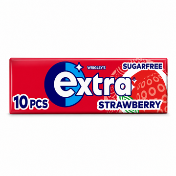 Wrigley's Extra Strawberry Sugar Free Chewing Gum