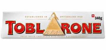Toblerone White Chocolate Bar 340g