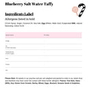 Blueberry Salt Water Taffy