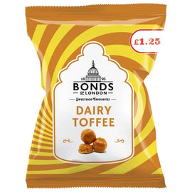 Bonds Dairy Toffee Bags 120g PMP