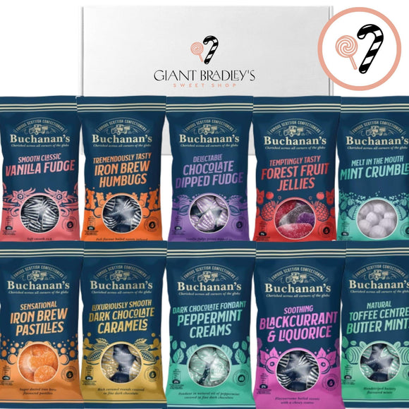 Buchanan's Sweet Shop Box (10 x 140g Bags)