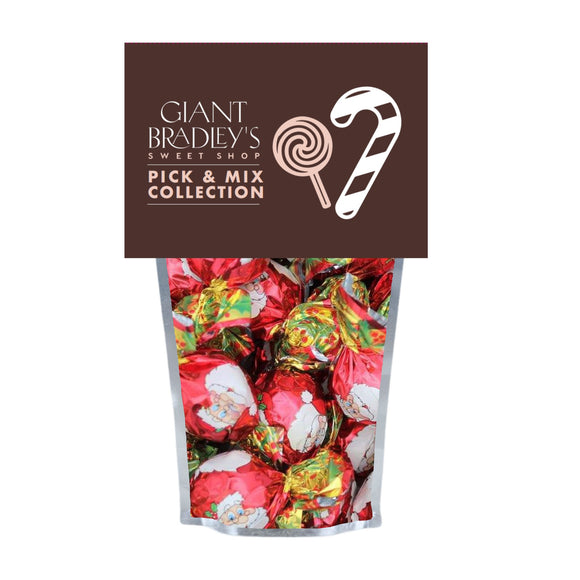 Christmas Santa Twists Milk Chocolate with Creme Filling