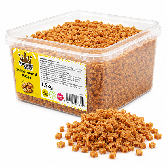 Salted Caramel Fudge Pieces Tub 1.5kg