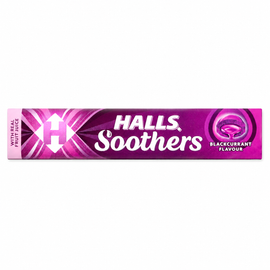 Halls Soothers Blackcurrant Juice Sweets 45g