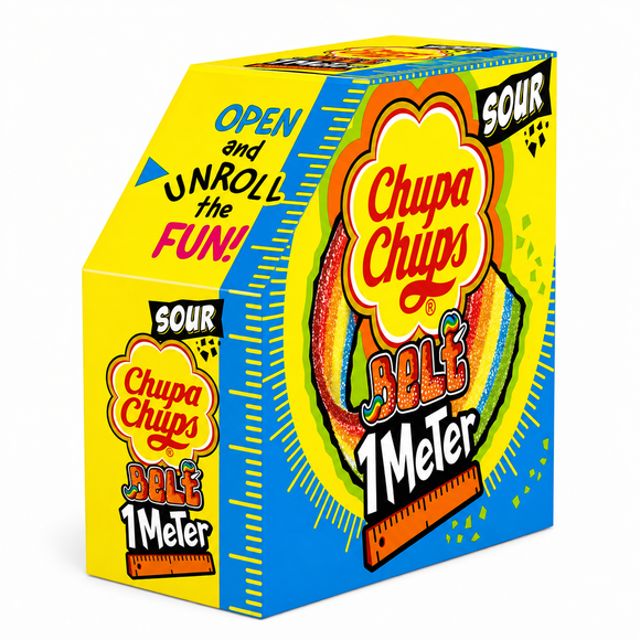 Chupa Chups Sour Belt 1 Metre 55g