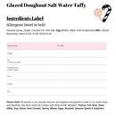 Glazed Doughnut Salt Water Taffy