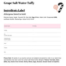 Grape Salt Water Taffy