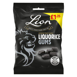 Lion Liquorice Gums Bags 130g PMP