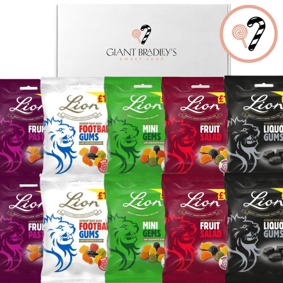 Lions Sweet Shop Box (10 x 130g Bags)