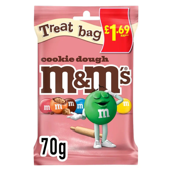 M&M's Cookie Dough Milk Chocolate Bag 70g