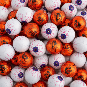 Milk Chocolate Pumpkins & Eyeballs