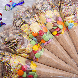 Prefilled Sweet Shop Made Chocolate Sweet Cone
