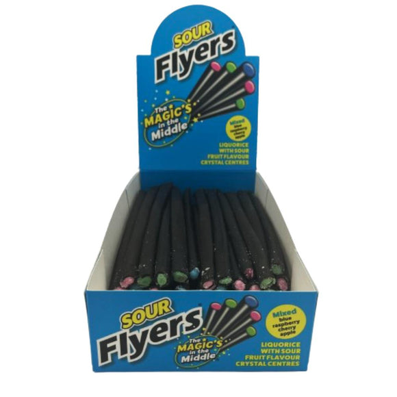 Sour Liquorice Flyers Box