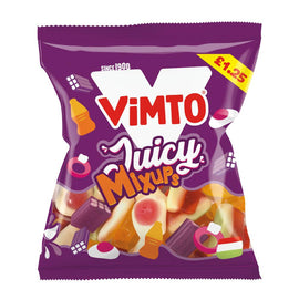 Vimto Juicy Mix Ups Share Bags 130g PMP