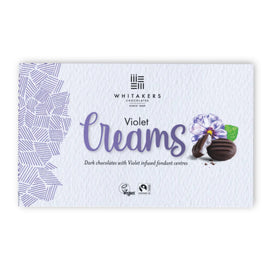 Whitakers Dark Chocolate Violet Fondant Creams 150g